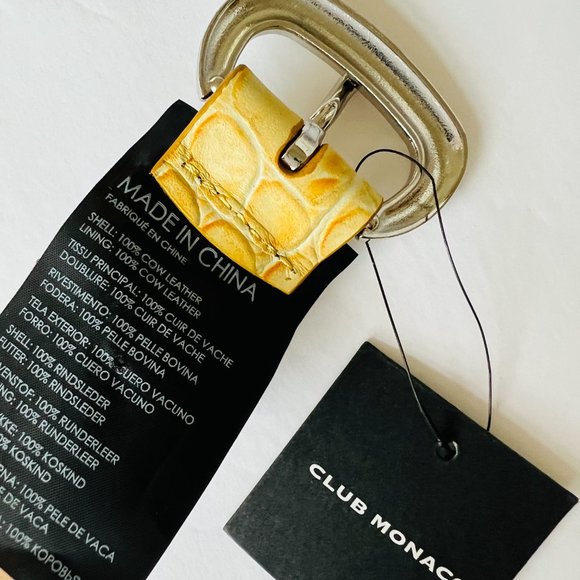 CLUB MONACO Women's Trouser Belt NWT Size M - Picture 3 of 6